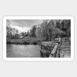 Stone bridge over the River Wye, Bakewell Sticker